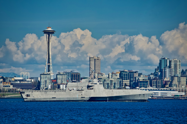 USS Manchester docks in Seattle | Westside Seattle
